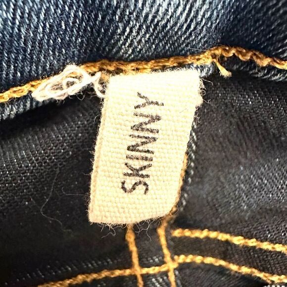 Rag & Bone Low Rise Stretch Skinny Denim Jeans Medium Wash Size 31 - Picture 4 of 6